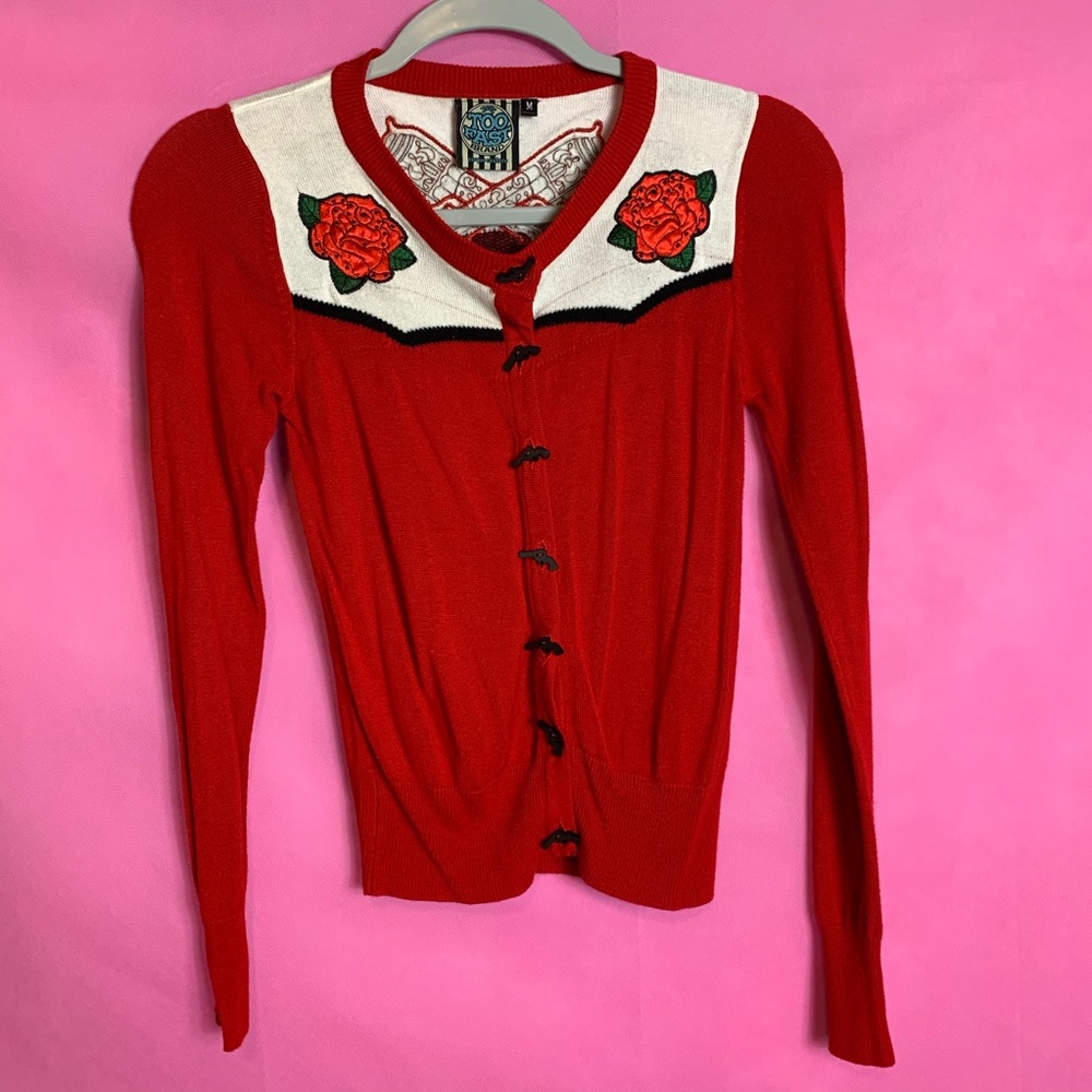 Too Fast Cirque Couture Rockabilly Cardigan